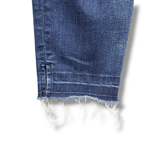 Kut from the Kloth Donna Ankle Skinny Jeans Womens 2 Distressed Released Hem - Picture 7 of 10